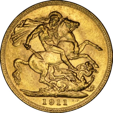 1911 Gold Sovereign - King George V - C - $946.70