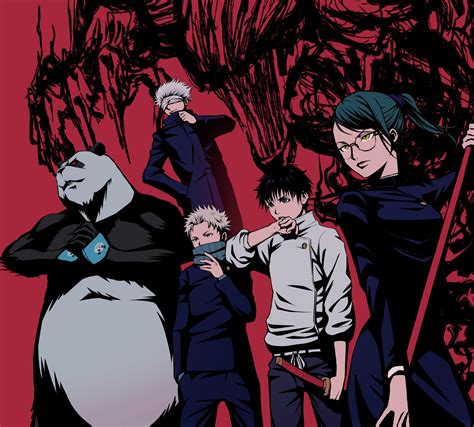 Download Maki Zenin Panda Jujutsu Kaisen Rika Orimoto Yuta Okkotsu