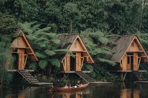 Menarik Yuk Kita Ke Dusun Bambu Lembang Ada Air Terjun Buatan