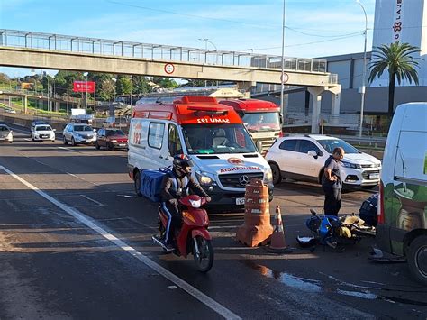 Acidente Deixa Motociclista Ferido Na Br Em Lajeado Grupo A Hora