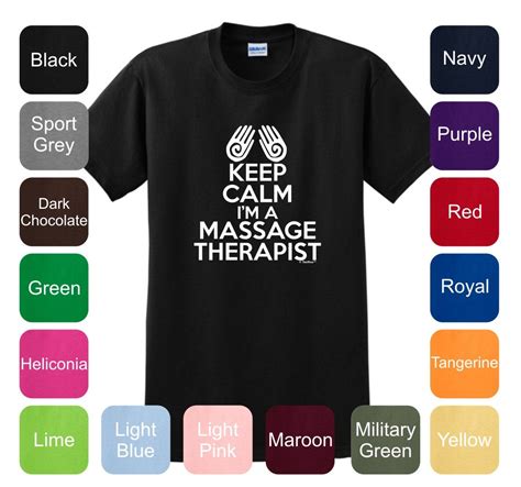 Keep Calm I M Massage Therapist T Shirt 2000 Wkc 68 Etsy