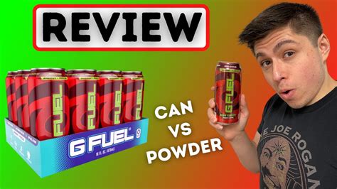 Sour Cherry Gfuel Can Review Youtube