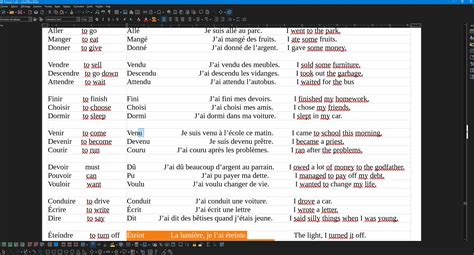 French 24 New Conjugaison Of The Compound Past Tense Part 2