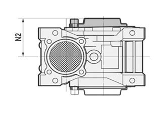 Worm Box Quick Reference Dimensions Parts Data EMT OMEC Motors