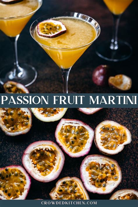 Passion Fruit Martini Easy Recipe Crowded Kitchen Recipe In 2021