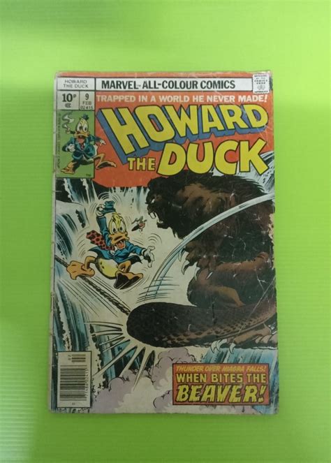 Howard The Duck 9 Gene Colan Cover Art Marvel Bronze Age Hobbies And Toys Books