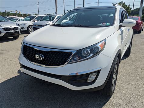 Pre Owned 2016 Kia Sportage EX In Clear White Greensburg K81652A