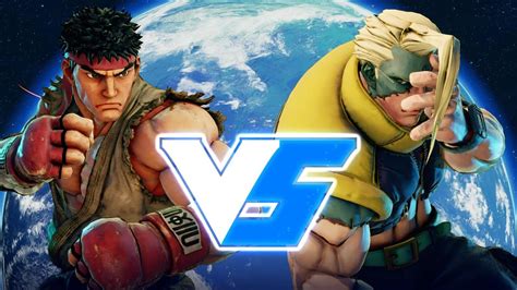 Street Fighter 5 Beta Phase 3 Ryu VS Nash Ranked Match YouTube