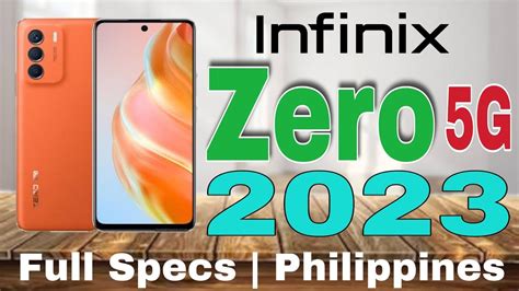 Infinix Zero 5g 2023 Full Specs Philippines Youtube