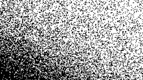 Black And White Random Pixels Pattern Shuffled Pixels Texture