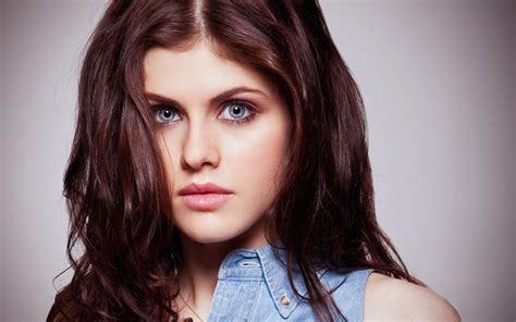 Face Women Model Portrait Long Hair Blue Eyes Brunette Red