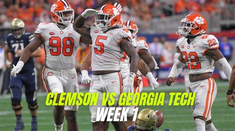 Clemson Vs Georgia Tech College Football Highlights Week