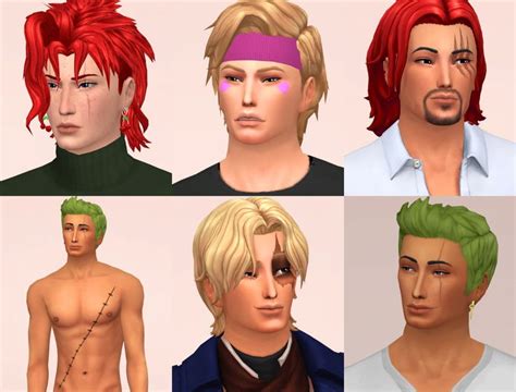 Kujo Sims Misc Skin Details Scars Tattoos Google Drive Sims