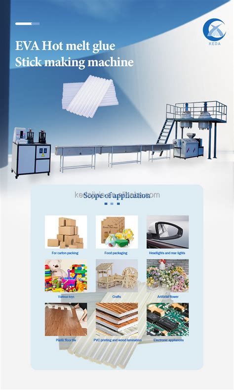 Eva Hot Melt Glue Stick Making Machine Transparent Hot Melt Glue Stick Extruder Hot Melt Glue