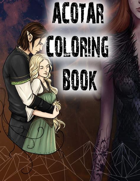 Buy Acotar Coloring Book Coloring Book Gift For A Court Of Thorns