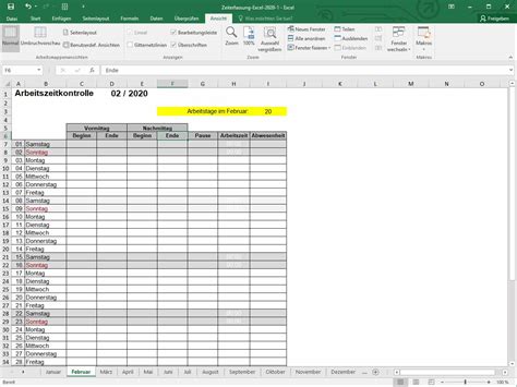 Excel Tabelle Stundenzettel Arbeitszeit Berechnen Excel Vorlage Gut