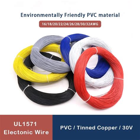 UL1571 Electronic Wire 32 30 28 26 24 22 20 18 16 AWG PVC Insulated