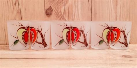 Vintage Set Of Gay Fad Hazel Atlas Juice Pitcher 6 Glasses Etsy