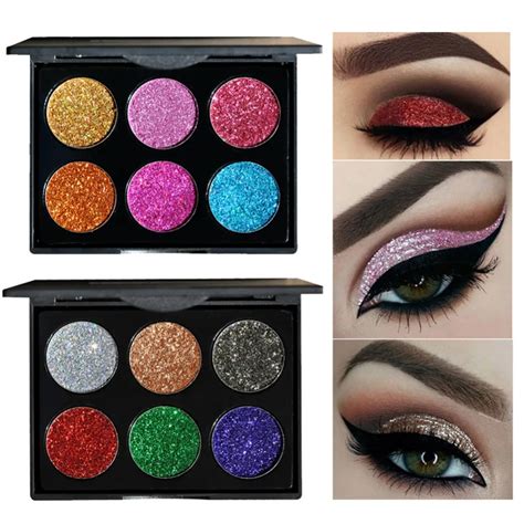 Handaiyan Makeup Colors Waterproof Glitter Eyeshadow Palette Shining