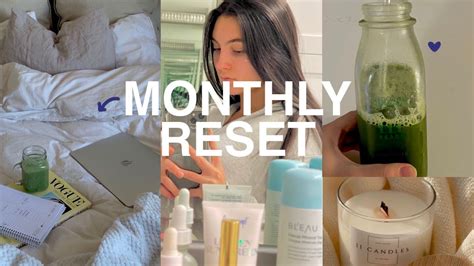 My Monthly Reset Routine Goal Setting Re Chargingcleaning Youtube