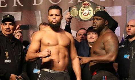 Joe Joyce Makes Anthony Joshua And Tyson Fury Claim Ahead Of Bermane Stiverne Bout Boxing