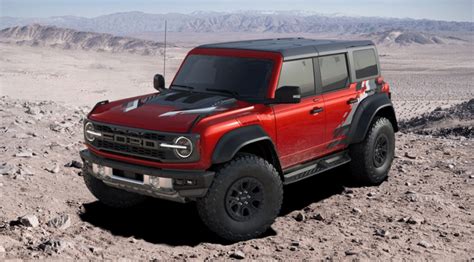 Bronco Raptor Hot Pepper Red Metallic Tinted Clearcoat Ford Bronco Raptor Forum