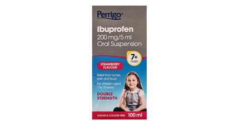 Ibuprofen 200mg 5ml Sugar Free Oral Suspension 100ml