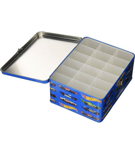 HOT WHEELS MALETÍN METALICO PORTA COCHES THEO KLEIN JUGUETES PANRE
