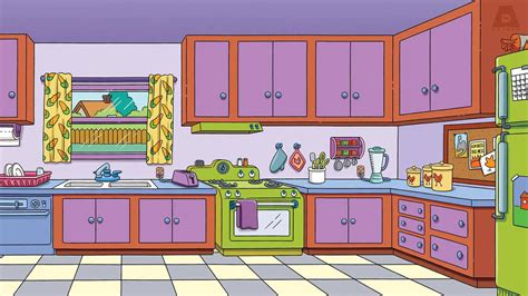 The Simpsons Background Kitchen by wreny2001 on DeviantArt