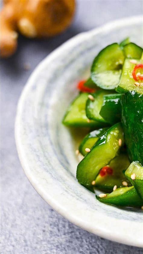 Quick Japanese Pickled Cucumber With Ginger Tsukemono Artofit