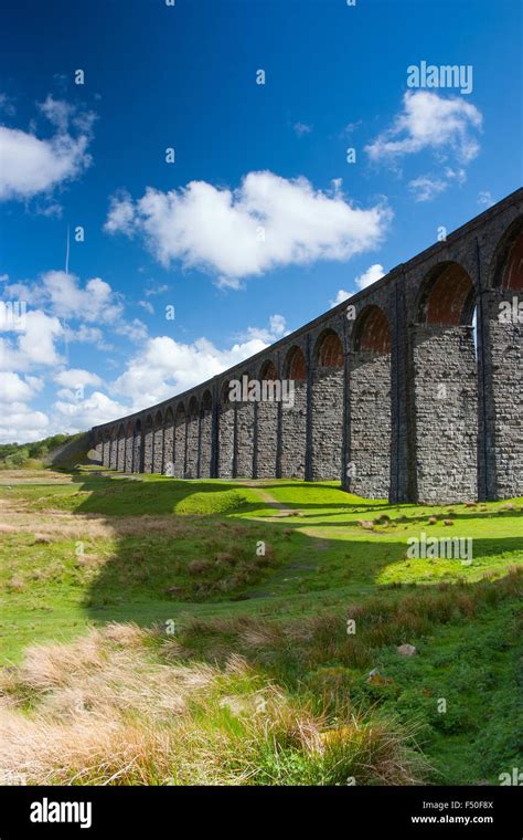 Famous Ribblehead Viaduct In Yorkshire Dales National Parkgreat