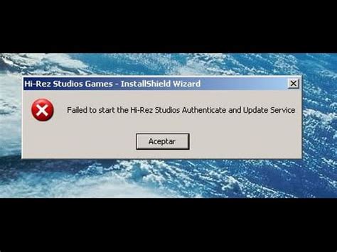 Smite Failed To Install The Hi Rez Studios Authenticate