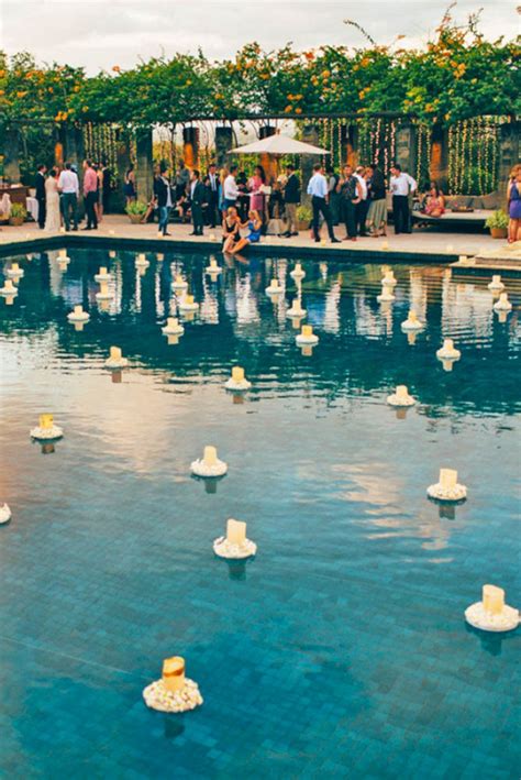 Best Inspirations Awesome Pool Wedding Decorations Ideas