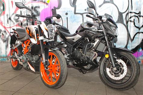 Back To Back Test Yamaha Mt Vs Ktm Duke Review Visordown