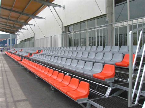 Galvanised Steel Grandstands Bleachers W H Sports EN