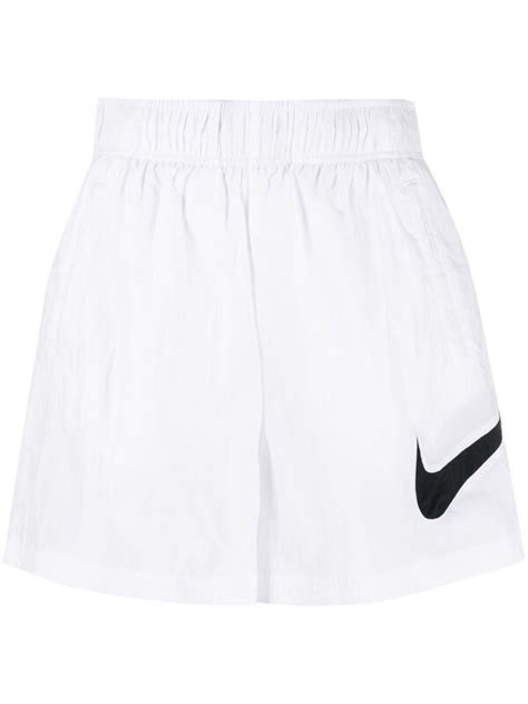 Buy Nike Swoosh Logo Shorts White At 44 Off Editorialist