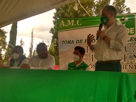 Rinde Protesta Alfonso Mu Z Como Dirigente Municipal Del Partido Verde