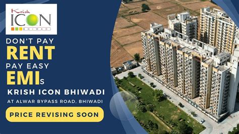 Krish Icon Bhiwadi Ready To Move 3 BHK Corner Flats 26 66 Lacs