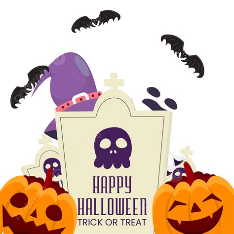 Happy Halloween October Illustration, Halloween, October, Celebration PNG and Vector with ...