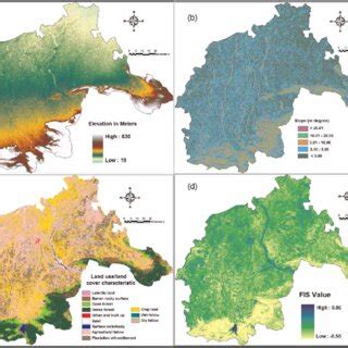 Thematic Maps Of Nawada District Derived From The Satellite Data A