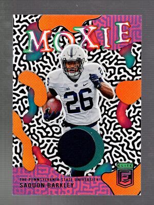 Saquon Barkley Panini Chronicles Draft Picks Elite Moxie Jersey