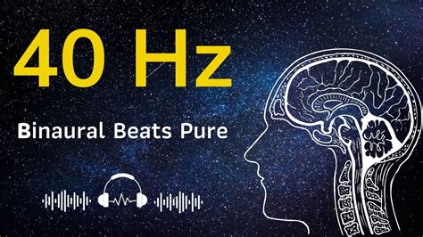 40 Hz Pure Binaural Beats Ideal Sound For Focus Study And Work