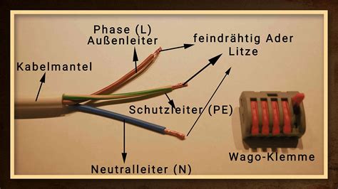 Lampe Anschlie En Ein Kabel Mehrere Lampen Verkabeln Made By Myself