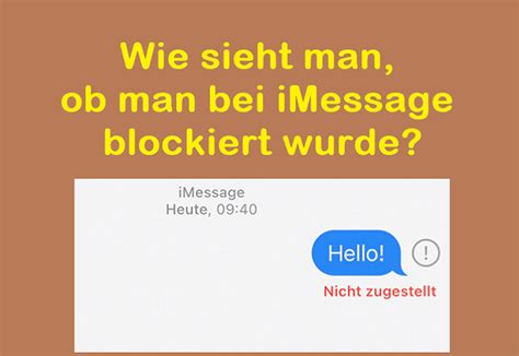 Imessage Zugestellt Ob Ich Blockiert Tipps Zu Erkennen