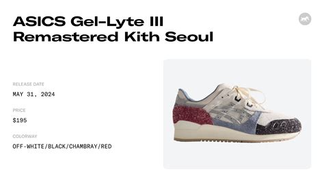 ASICS Gel Lyte III Remastered Kith Seoul 1201A847 100