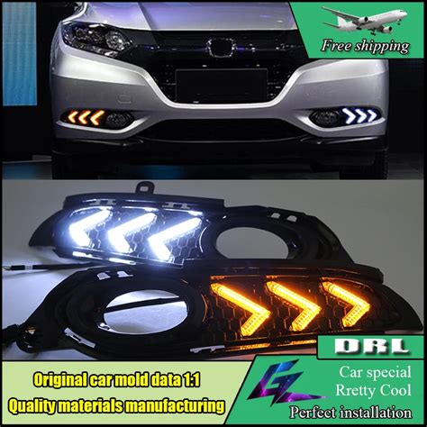 Car Styling Led Daytime Running Light Drl For Honda Hrv Hr V