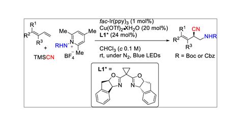 Dual Photoredox And Copper Catalysis Enantioselective