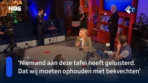 D66 En PVV In Debat Over Het Vertrouwen In De Politiek NOS Nederland