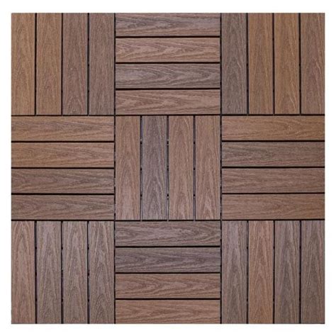 NewTechWood UltraShield Naturale 1 Ft X 1 Ft Quick Deck Outdoor