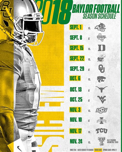 Football Releases 2018 Schedule